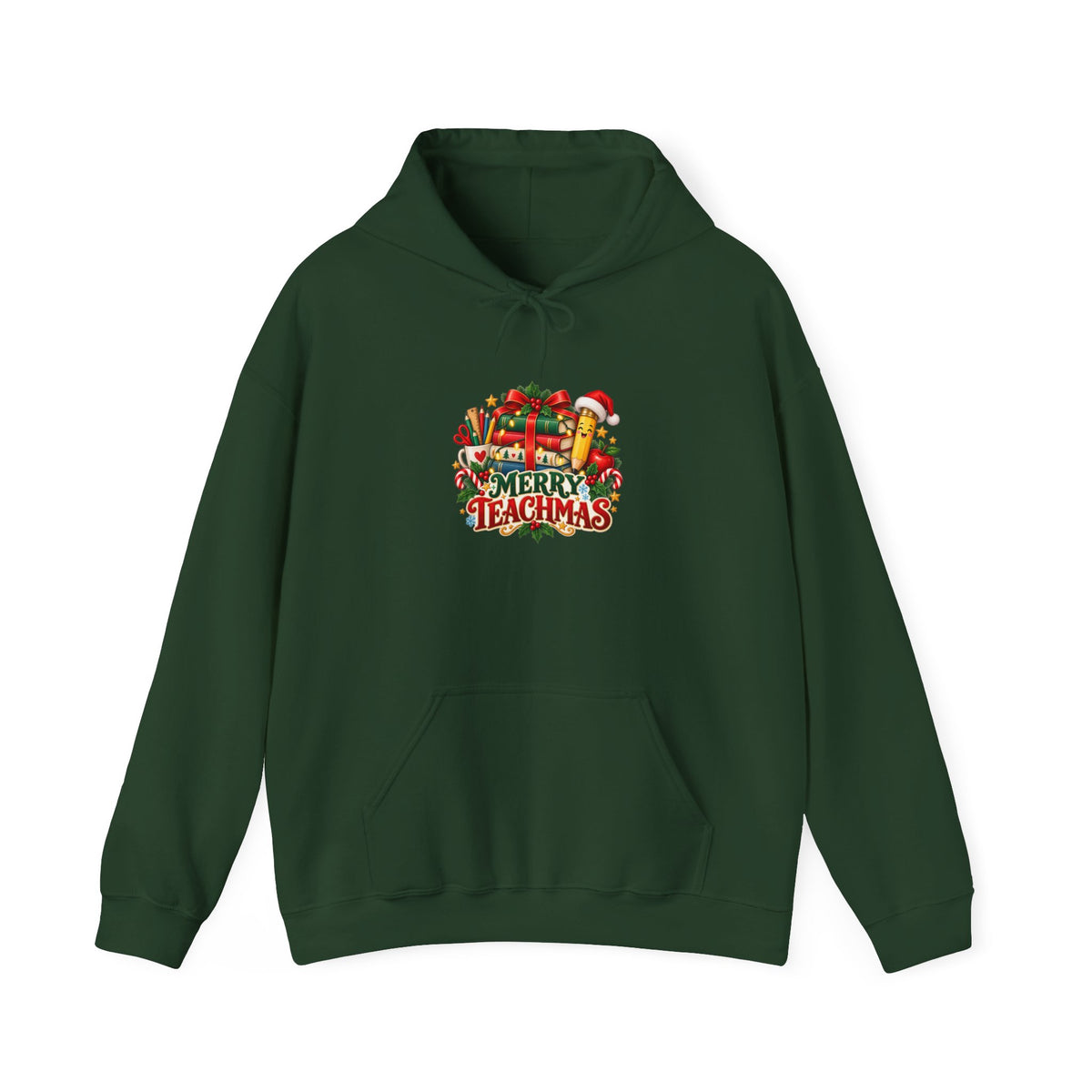 Merry Teachmas Christmas Teacher Hoodie
