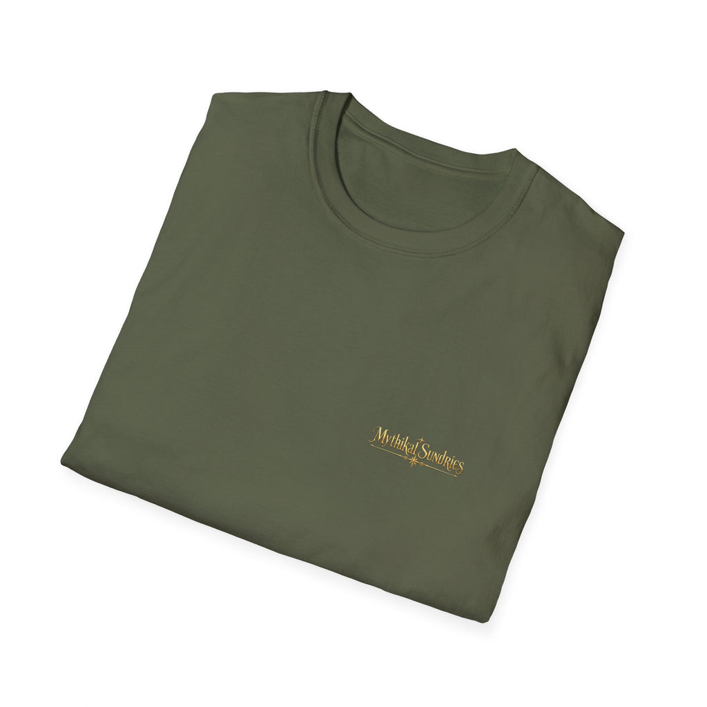 Wipe Your Boots, Mortal! Dragon Door Unisex T-Shirt | Mythikal Sundries™