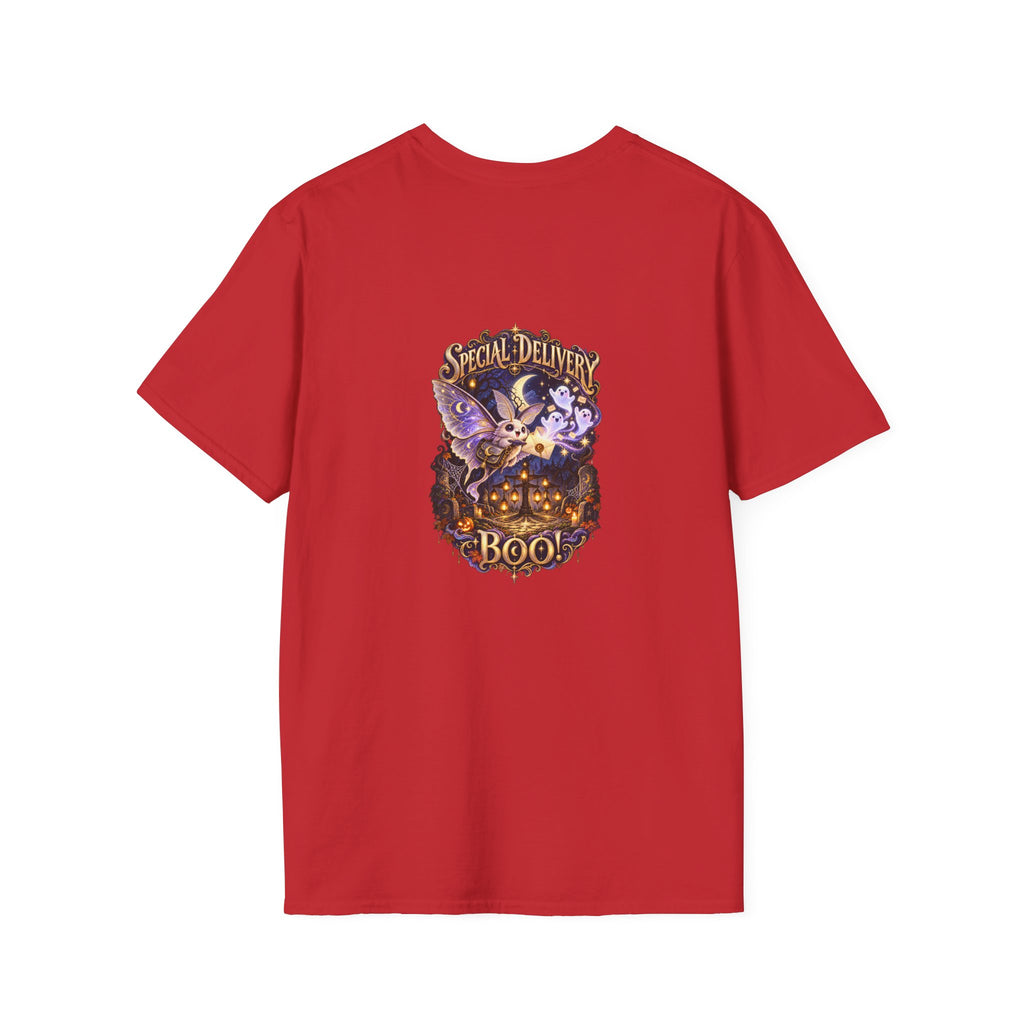 Special Delivery Boo! Halloween Moth Unisex T-Shirt | Mythikal Sundries™