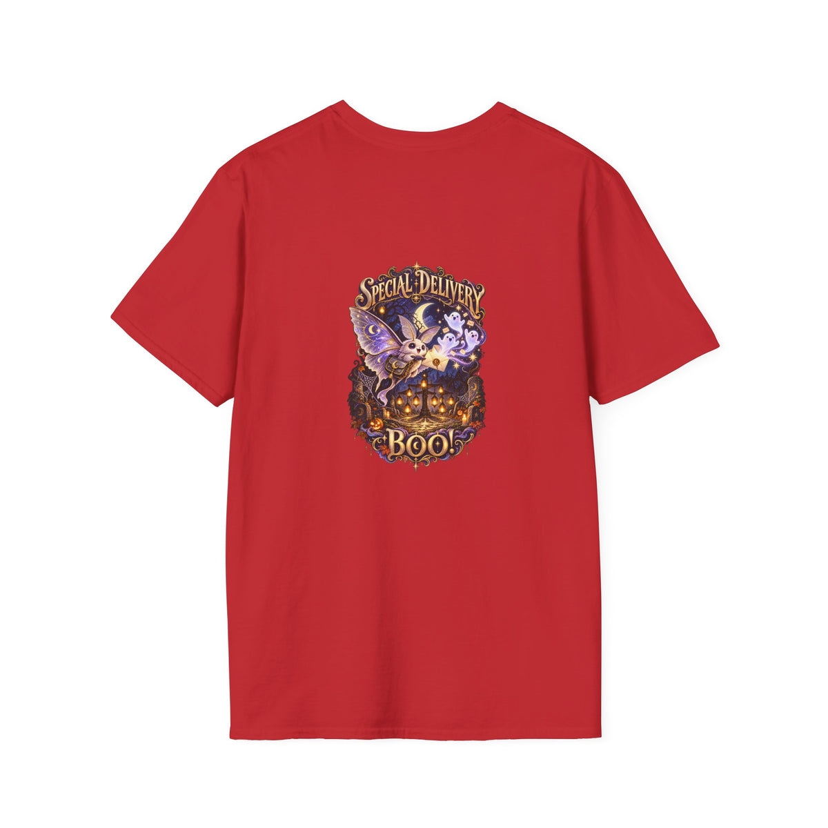 Special Delivery Boo! Halloween Moth Unisex T-Shirt | Mythikal Sundries™