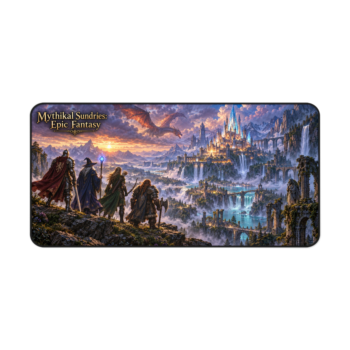 Mythikal Sundries Epic Fantasy Extended Desk Mat