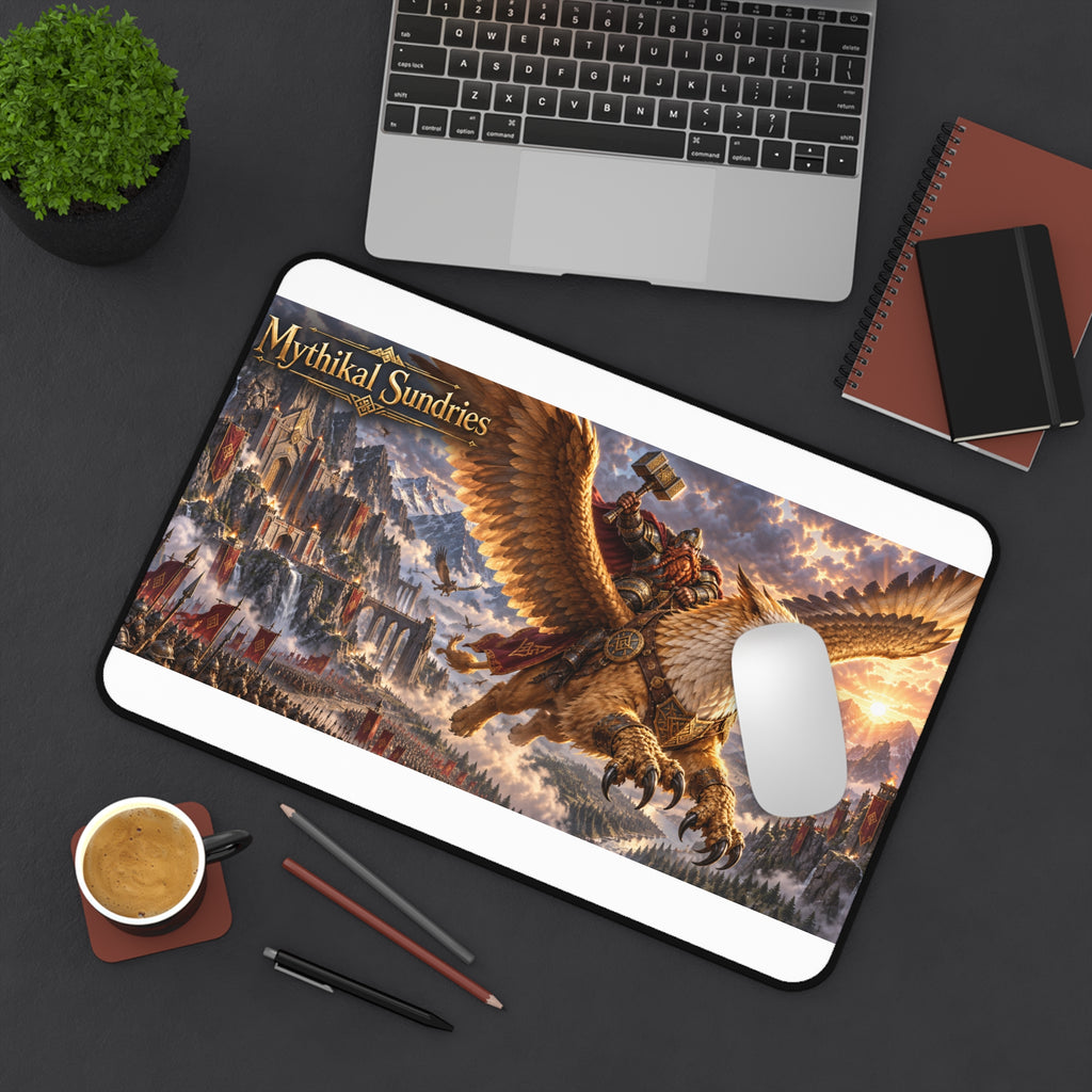 Gryphon Battle Desk Mat — Mythical Sundries Gaming Mouse Pad