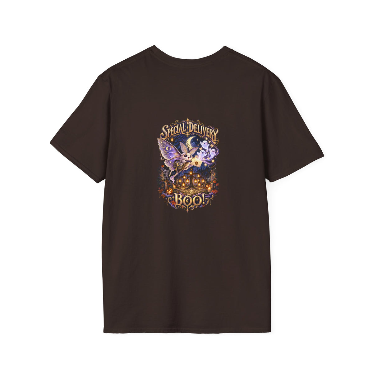 Special Delivery Boo! Halloween Moth Unisex T-Shirt | Mythikal Sundries™