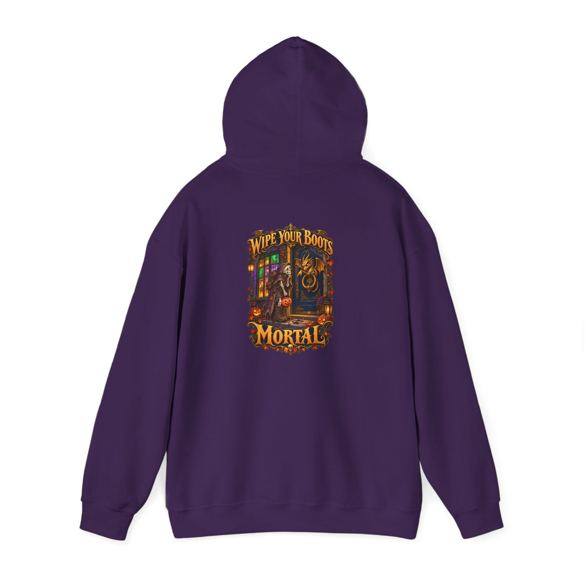 Wipe Your Boots, Mortal! Dragon Door Unisex Hoodie | Mythikal Sundries™
