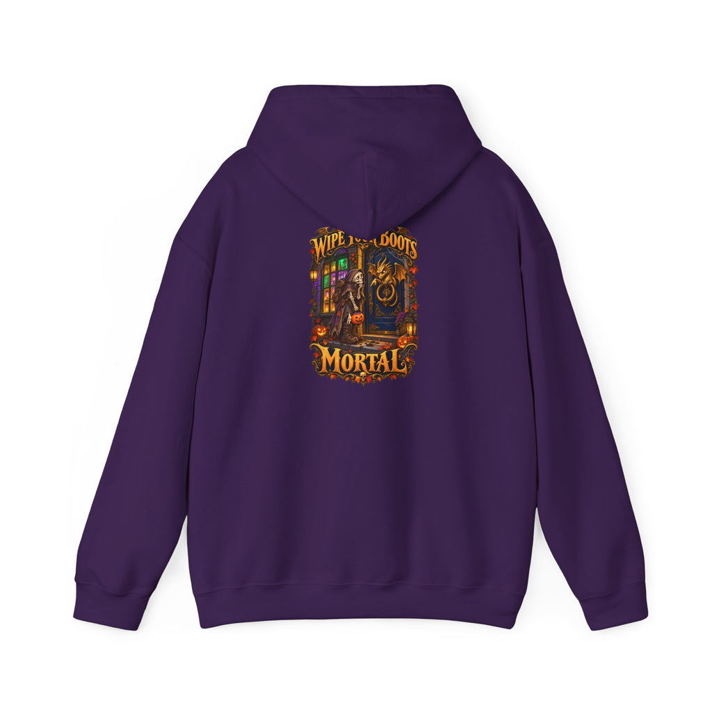 Wipe Your Boots, Mortal! Dragon Door Unisex Hoodie | Mythikal Sundries™