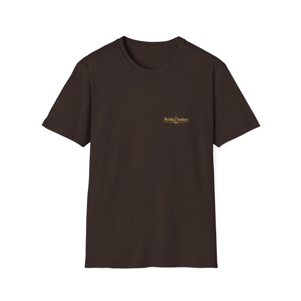 Wipe Your Boots, Mortal! Dragon Door Unisex T-Shirt | Mythikal Sundries™