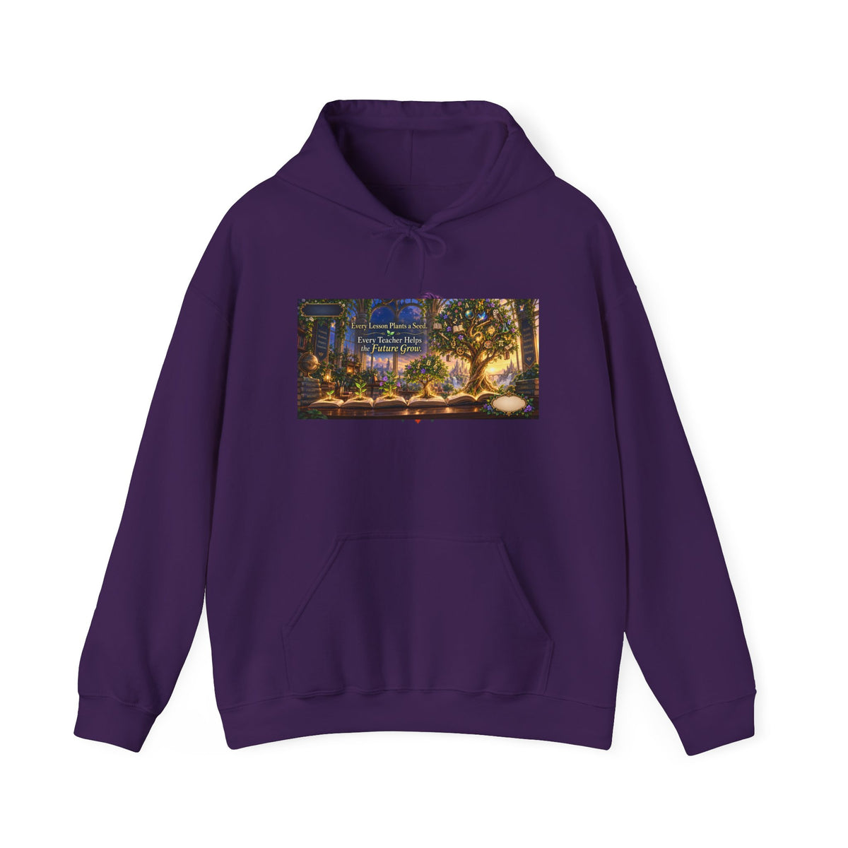 Enchanted Classroom Where Knowledge Grows Teacher Hoodie | Mythikal Sundries™