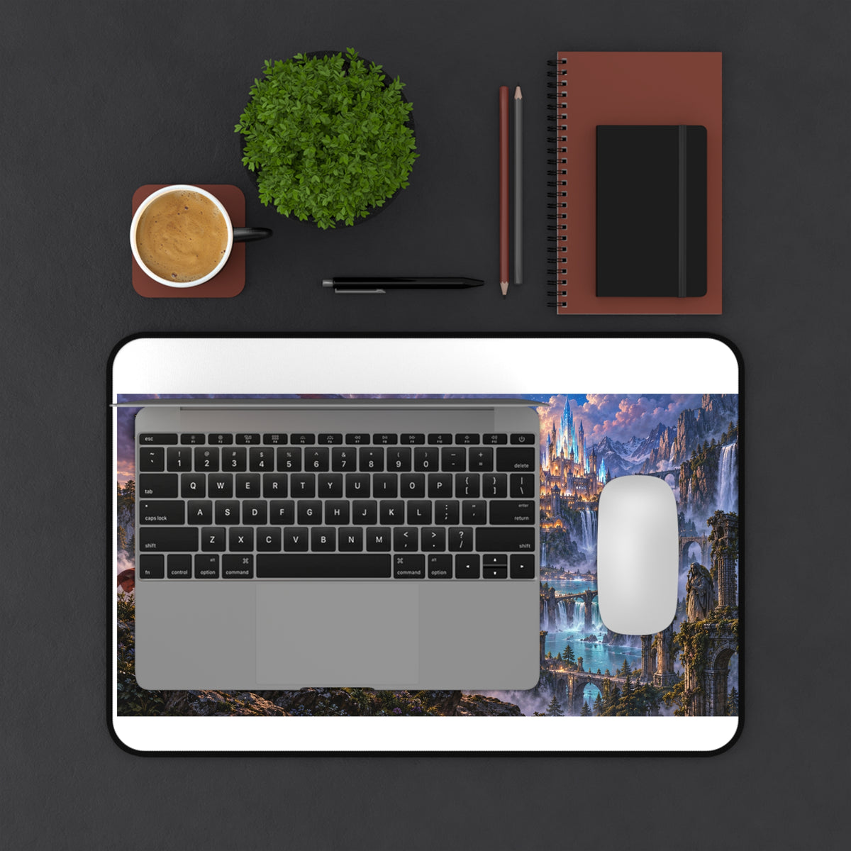 Epic Fantasy Desk Mat — Mythikal Sundries 'Epic Fantasy' Scenic Gaming Mouse Pad