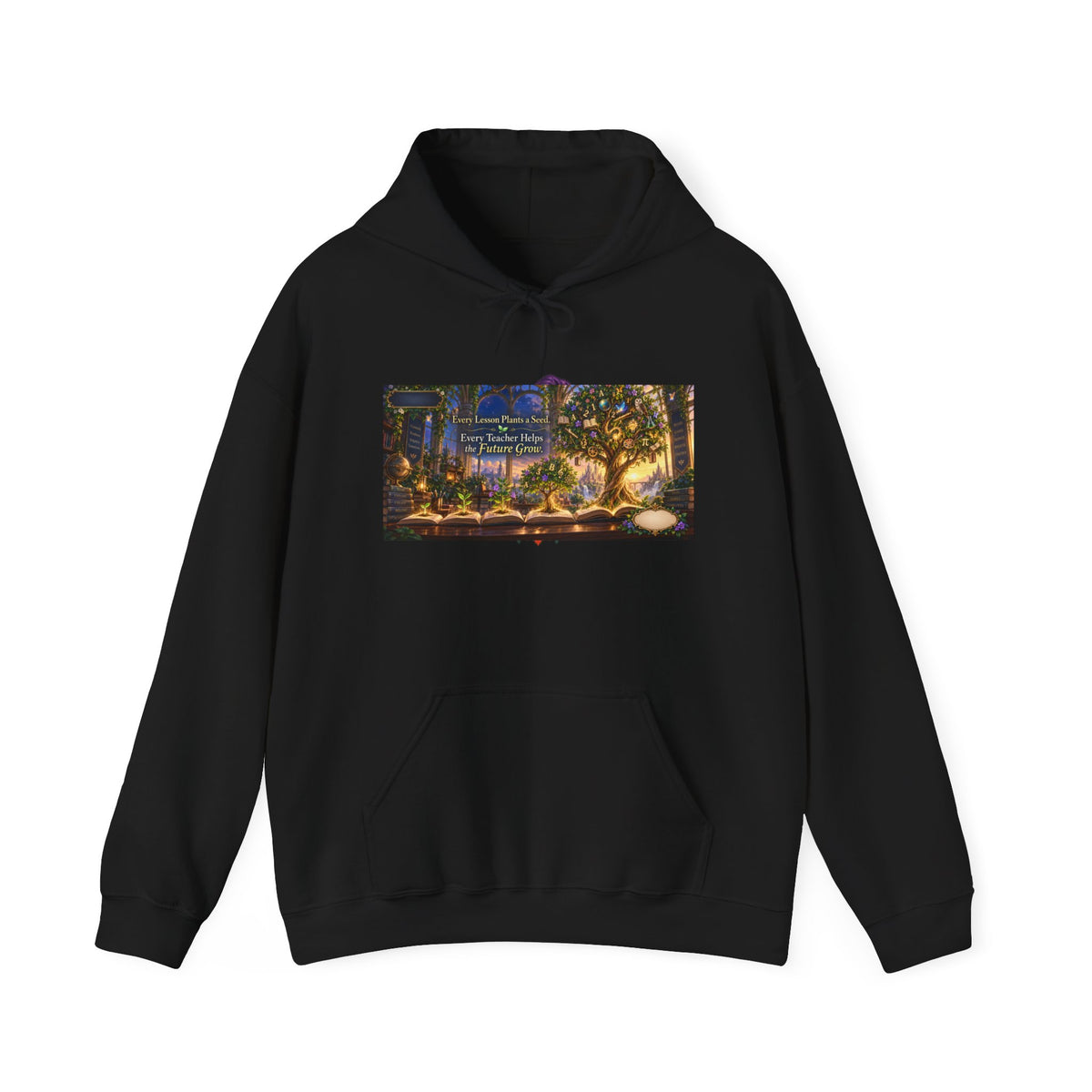 Enchanted Classroom Where Knowledge Grows Teacher Hoodie | Mythikal Sundries™