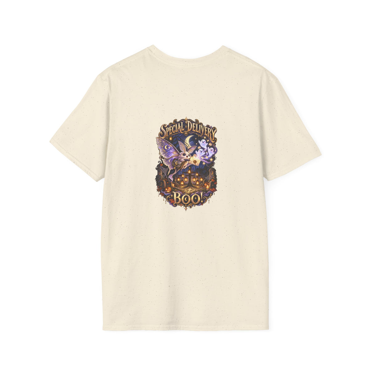 Special Delivery Boo! Halloween Moth Unisex T-Shirt | Mythikal Sundries™