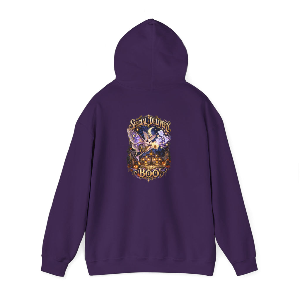 Special Delivery Boo! Halloween Moth Unisex Hoodie | Mythikal Sundries™