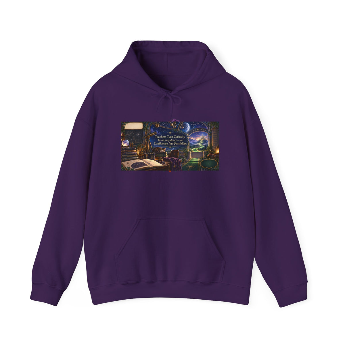 Moonlit Observatory of Possibility Teacher Hoodie | Mythikal Sundries™
