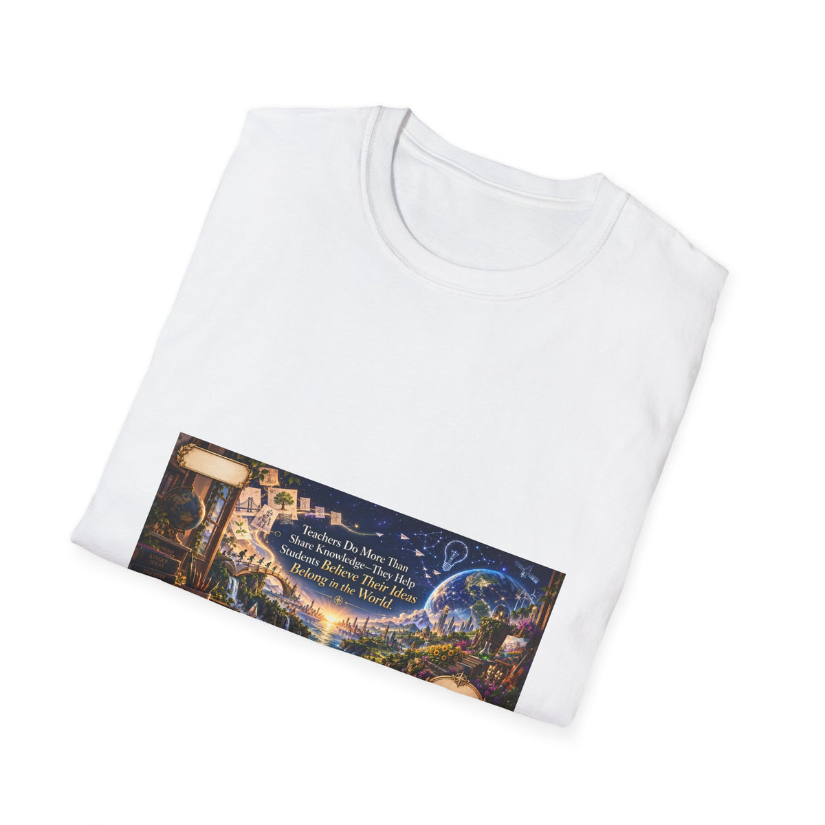 From Classroom Sketches to Worlds Teacher T-Shirt | Mythikal Sundries™