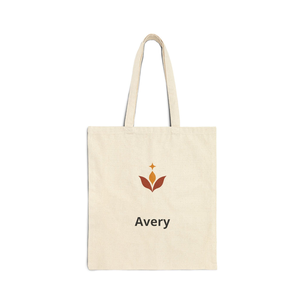 Day Shopping Essentials | Personalized Canvas Tote — sample personalization shown