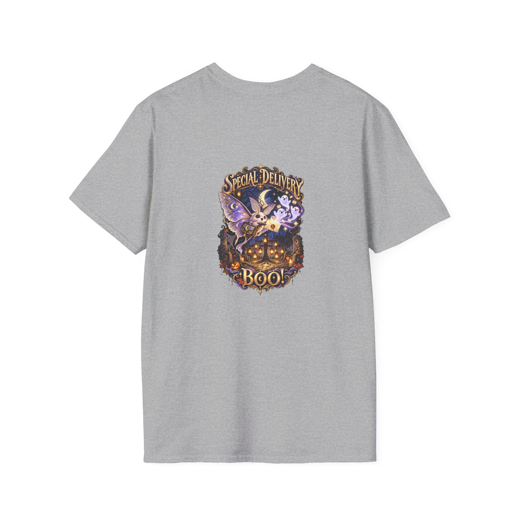 Special Delivery Boo! Halloween Moth Unisex T-Shirt | Mythikal Sundries™