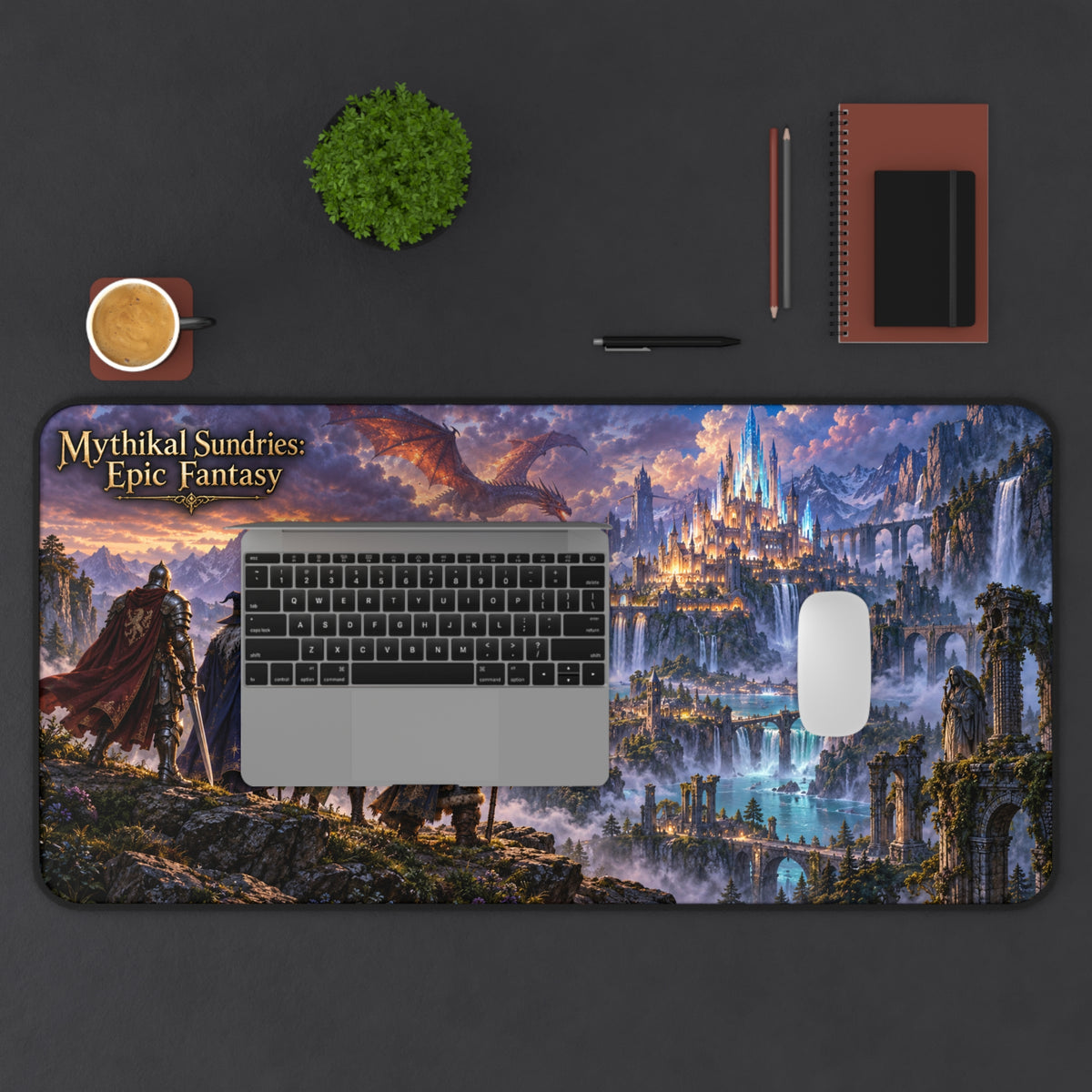 Mythikal Sundries Epic Fantasy Extended Desk Mat